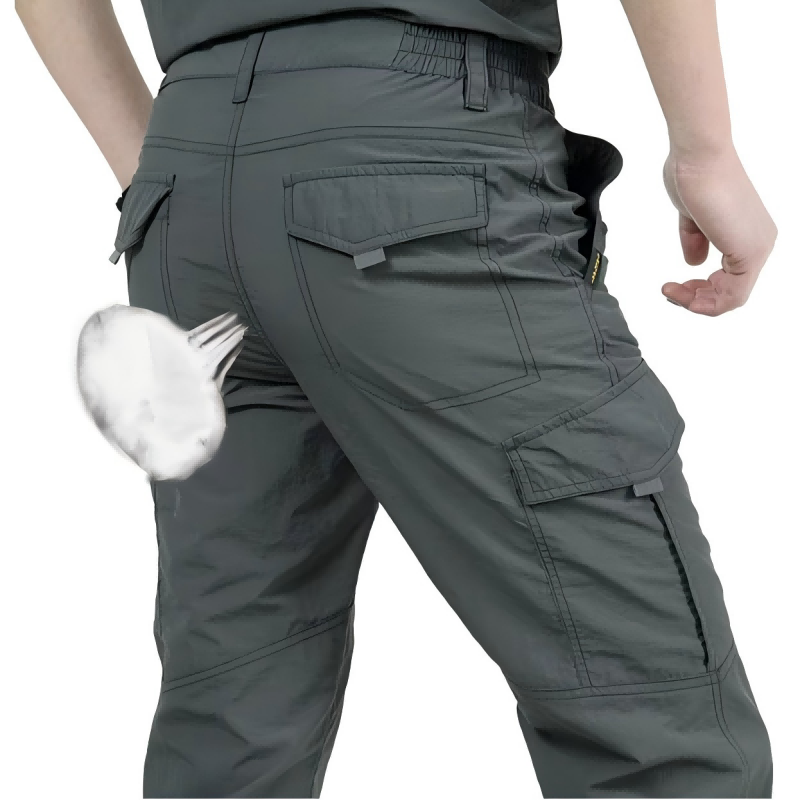 Fishing Pants Waterproof - City Tactical Cargohose, klassische Outdoor-Wanderhose, Trekking,