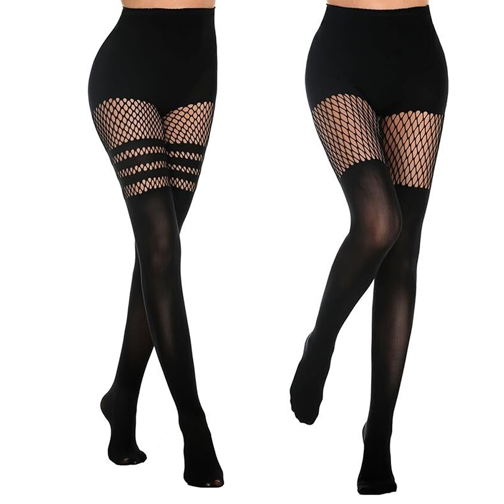 Schwarze Netzstrumpfhose mit L – Fishing Socks Bewertung und Preis