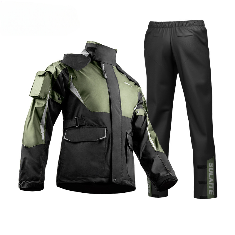 Männer Frauen wasserdicht Moto – Fishing Rain Suit Bewertung und Preis