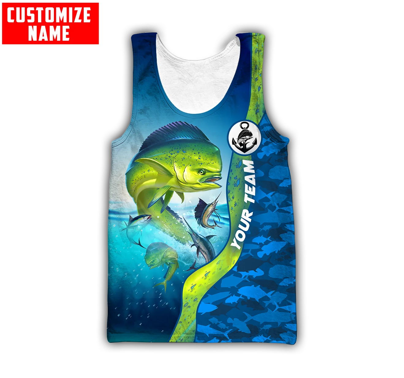 Custom name Mahi mahi angeln 3 – Fishing Vest Bewertung und Preis